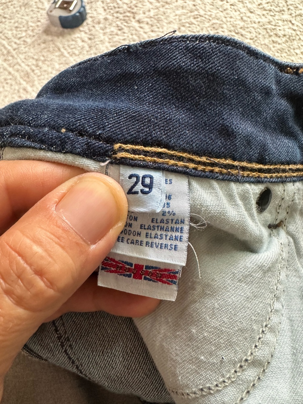 Hudson Jeans Modified Flap Pocket Denim Shorts Made in USA size 29 - Picture 9 of 10
